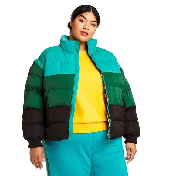 LEGO X Target Women’s Color-block convertible puffer jacket to vest. - Picture 1 of 1